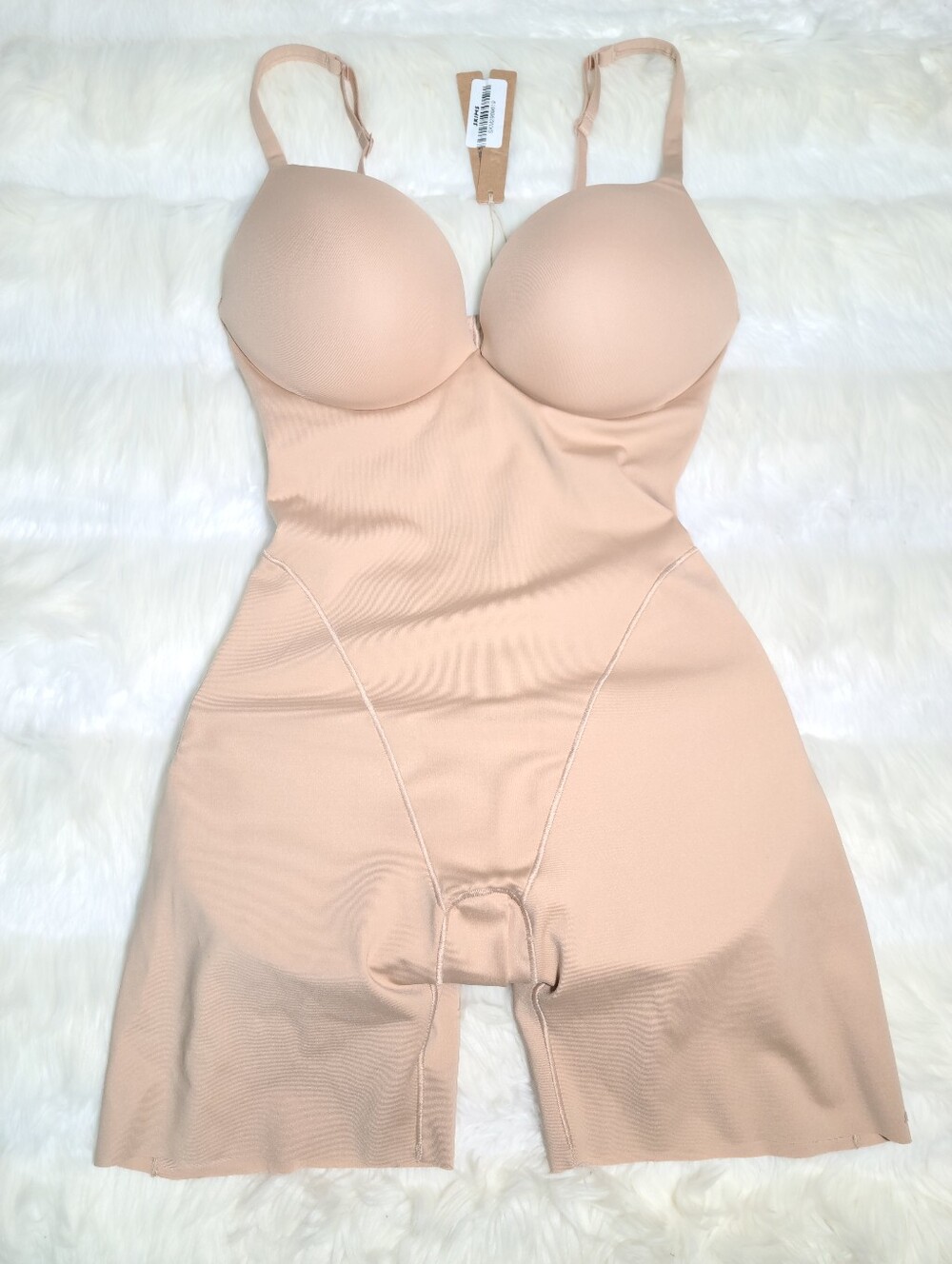 SKIMS Ultimate Mid Thigh Bodysuit Neutral Brown Clay Small NEW